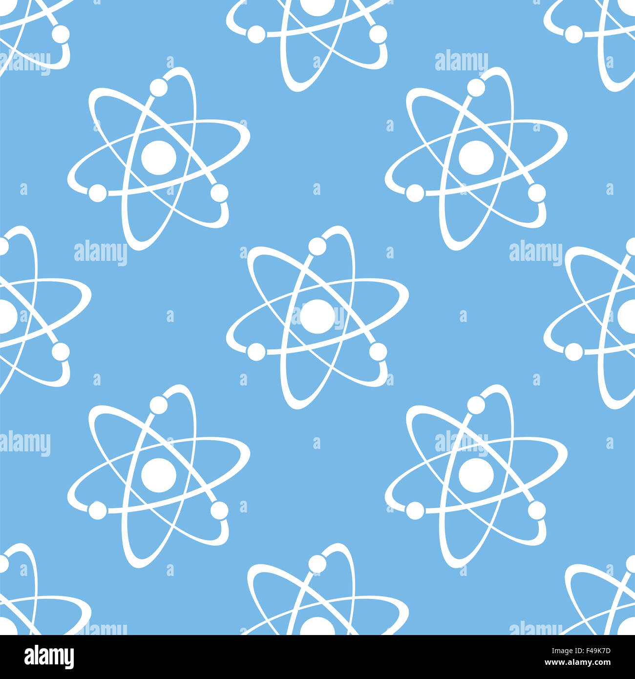Atom seamless pattern Stock Photo - Alamy