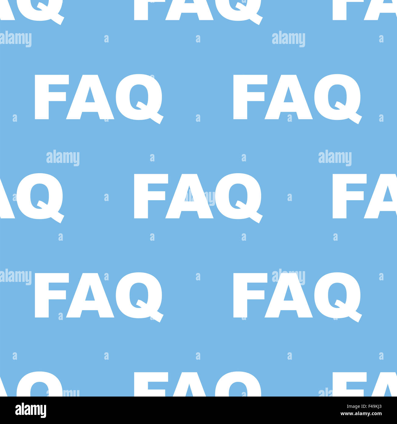 Faqs Pattern Faq seamless pattern Stock Photo - Alamy