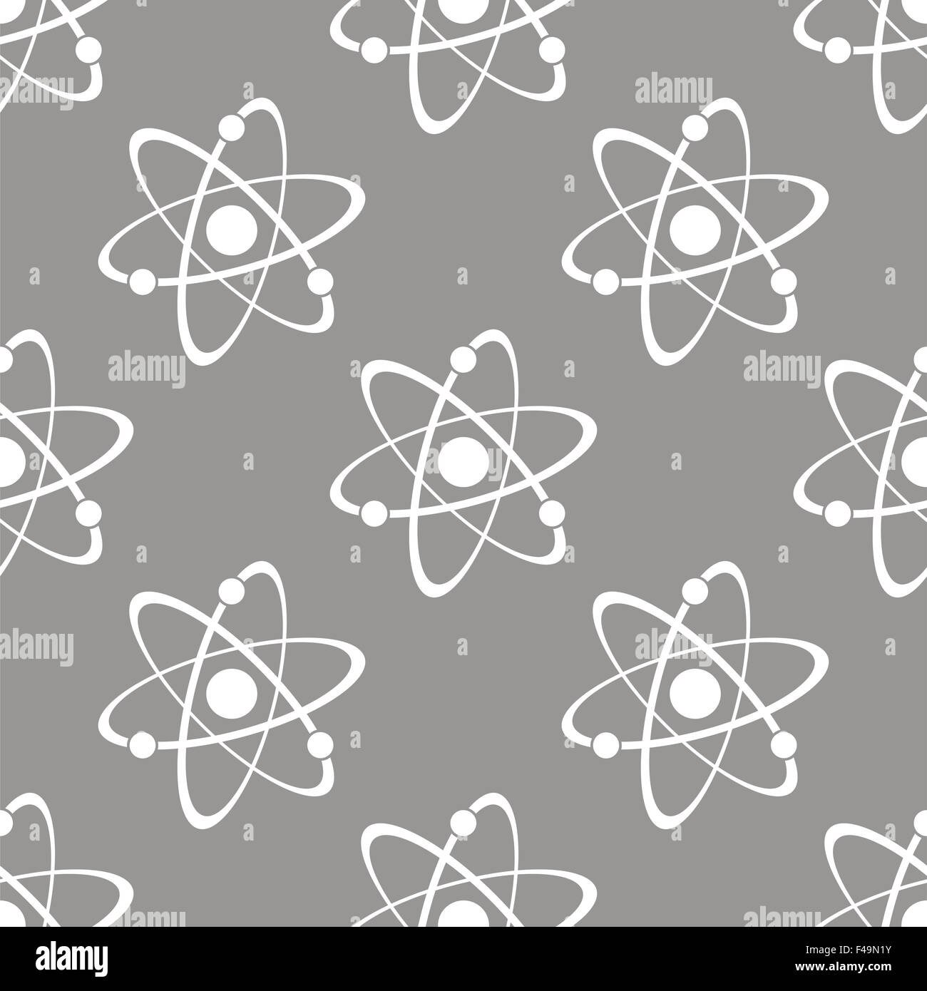 Atom Line Pattern Atom seamless pattern Stock Photo - Alamy