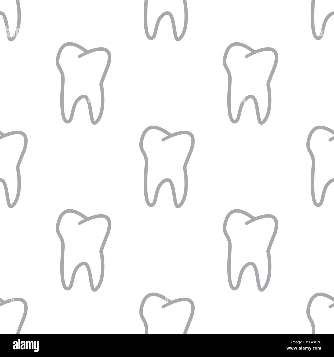 New Tooth seamless pattern Stock Photo - Alamy
