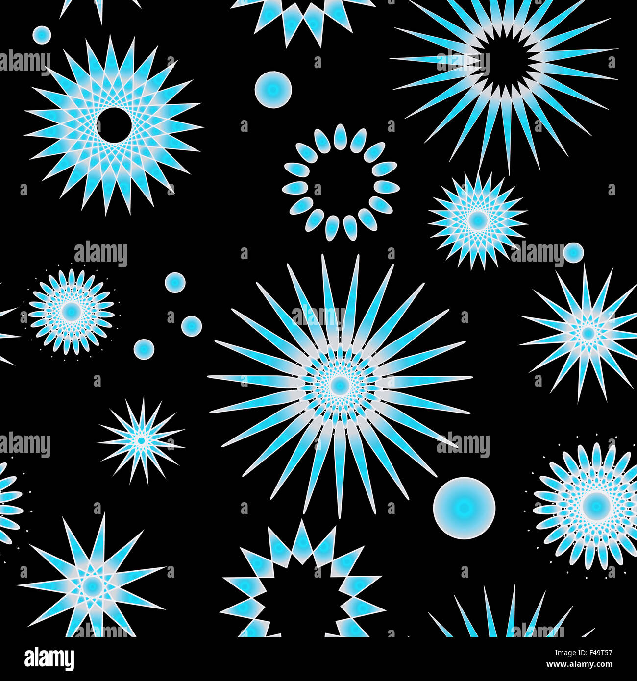 seamless pattern with stars Stock Photo - Alamy