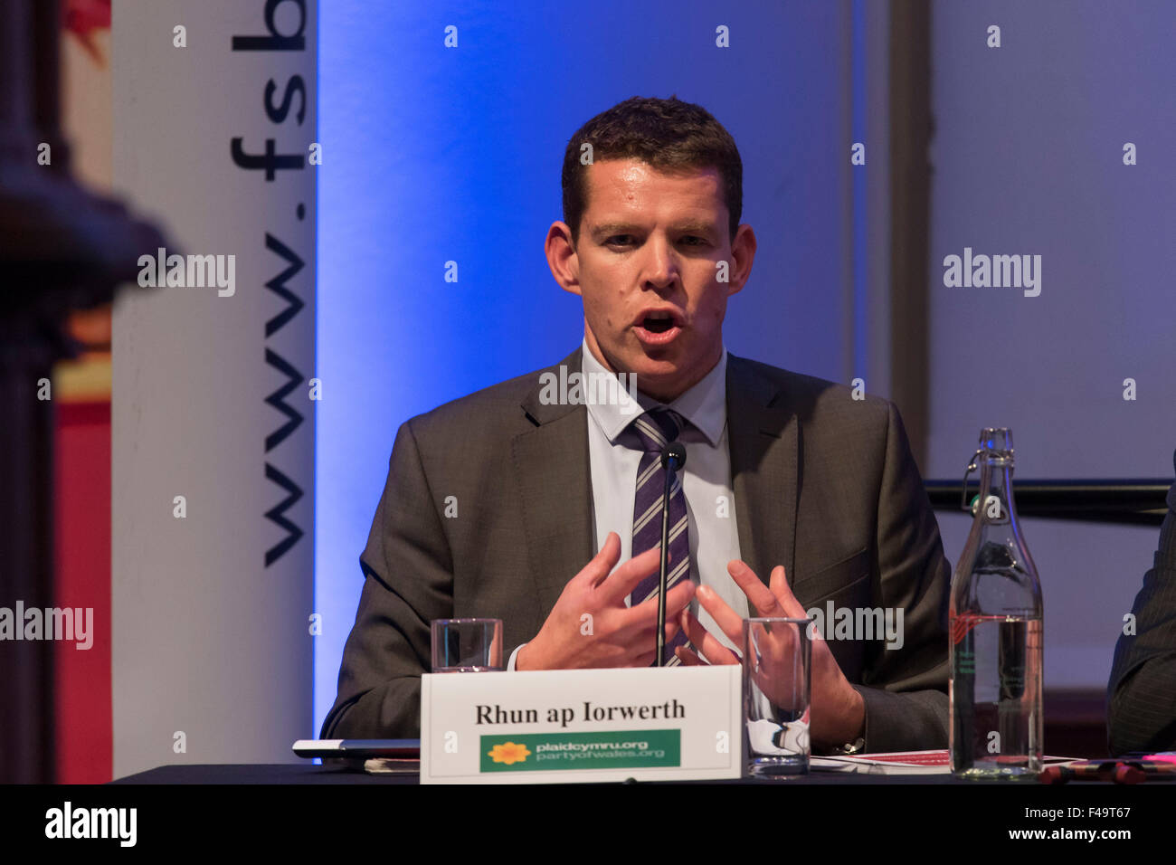 Plaid Cymru AM Rhun ap Iorwerth Stock Photo