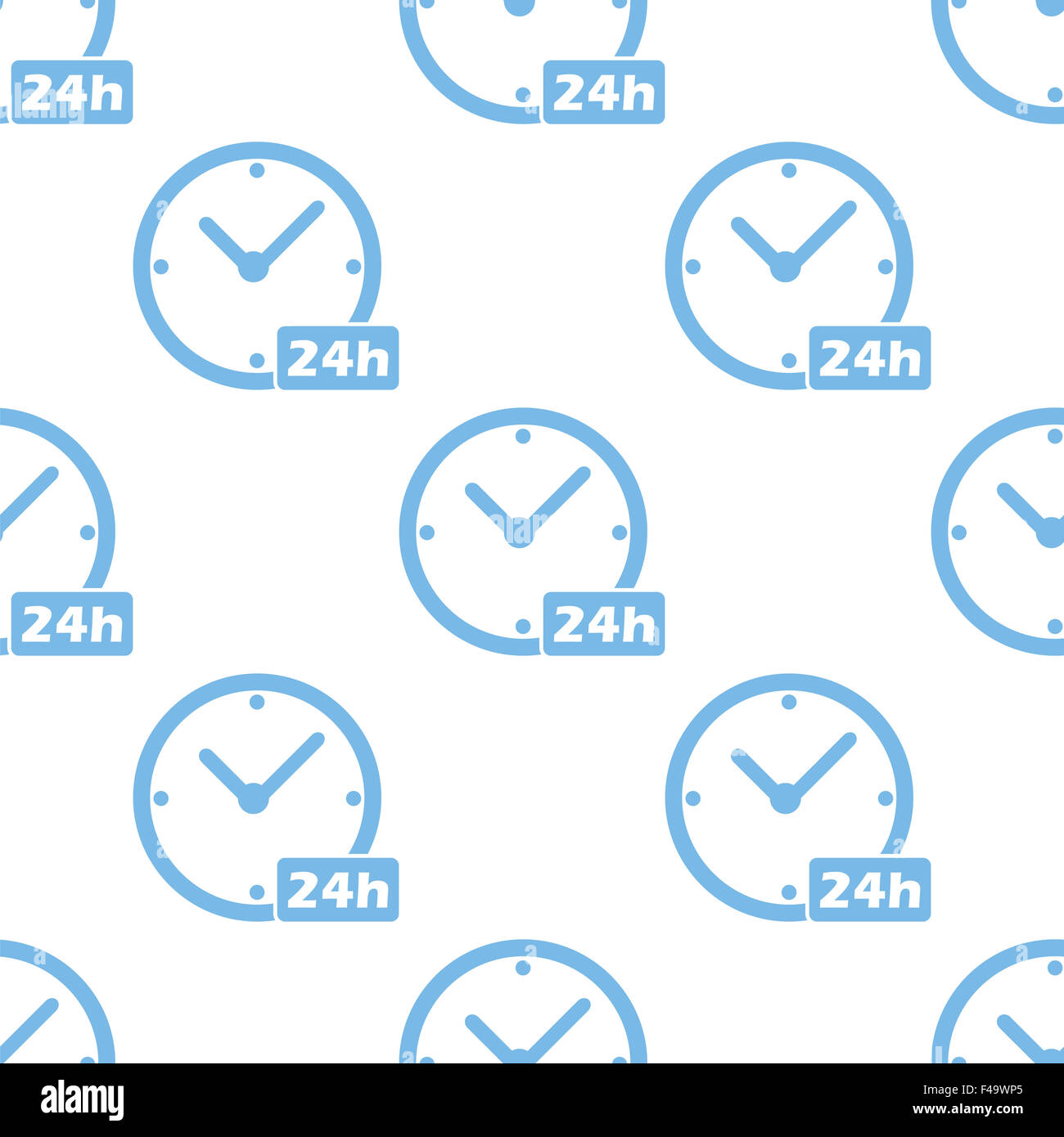 Clock seamless pattern Stock Photo - Alamy