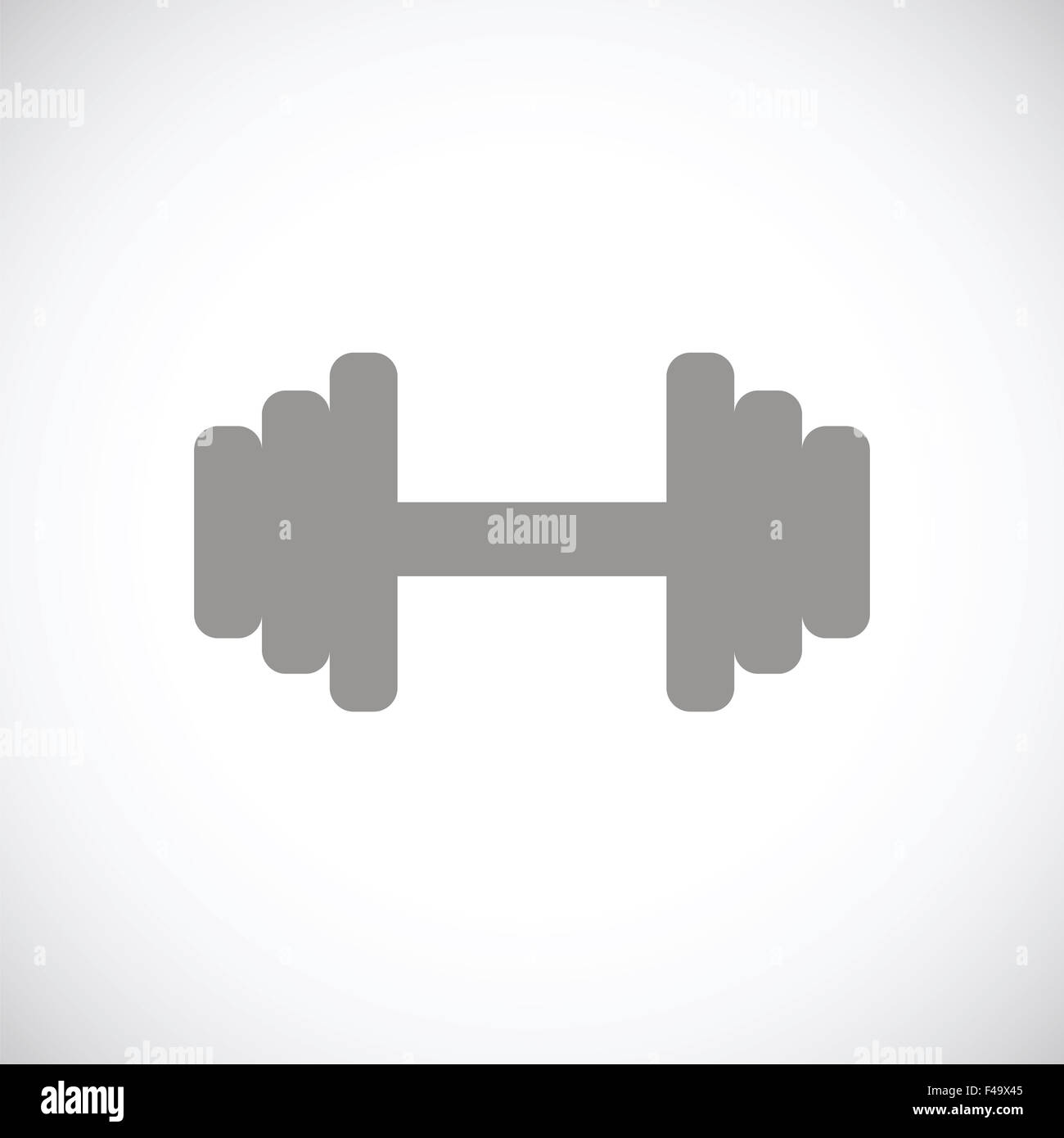 Barbell black icon Stock Photo Alamy