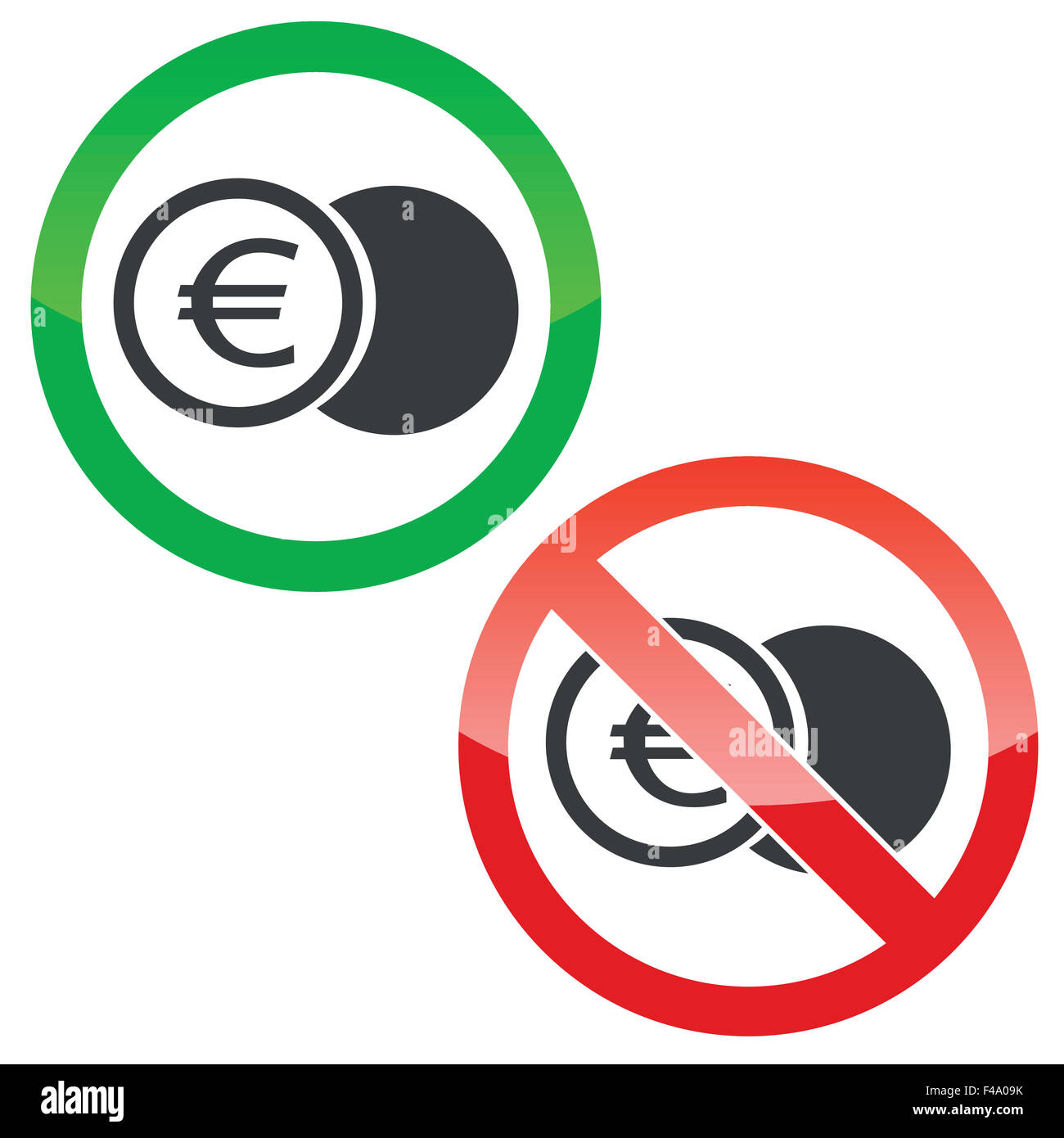 Euro coin clipart hi-res stock photography and images - Alamy