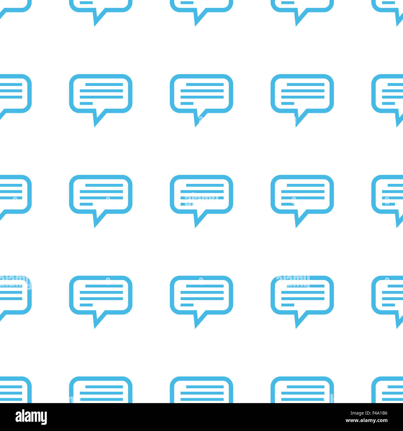 Unique Talk seamless pattern Stock Photo - Alamy