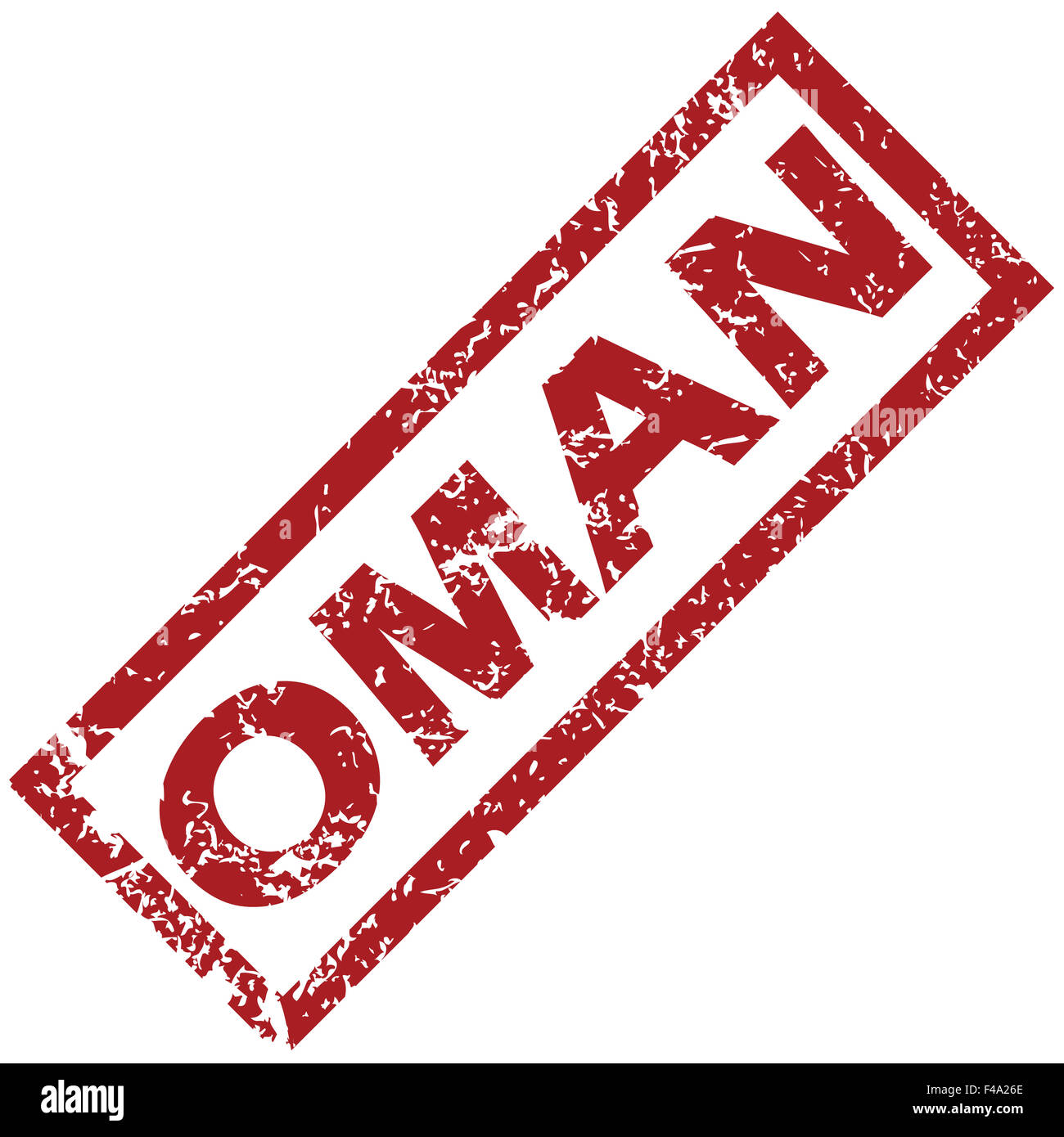 New Oman rubber stamp Stock Photo Alamy