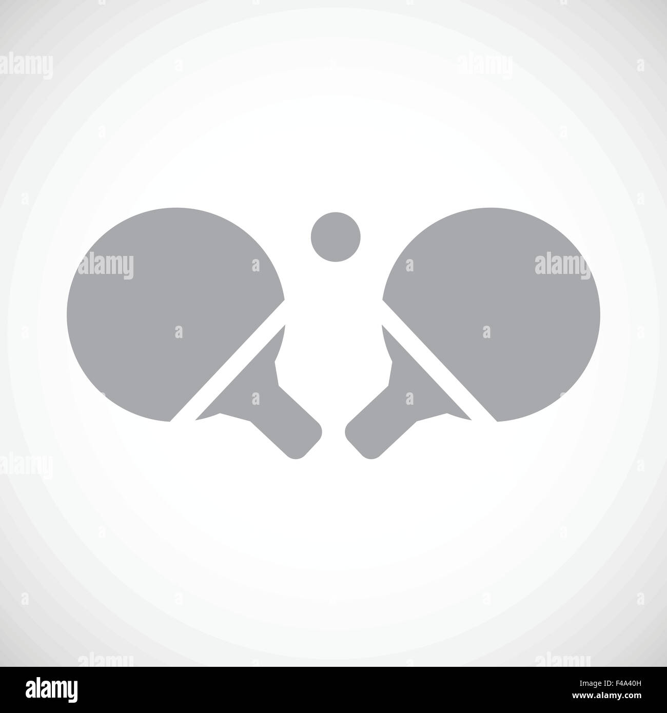 Table tennis black icon Stock Photo - Alamy