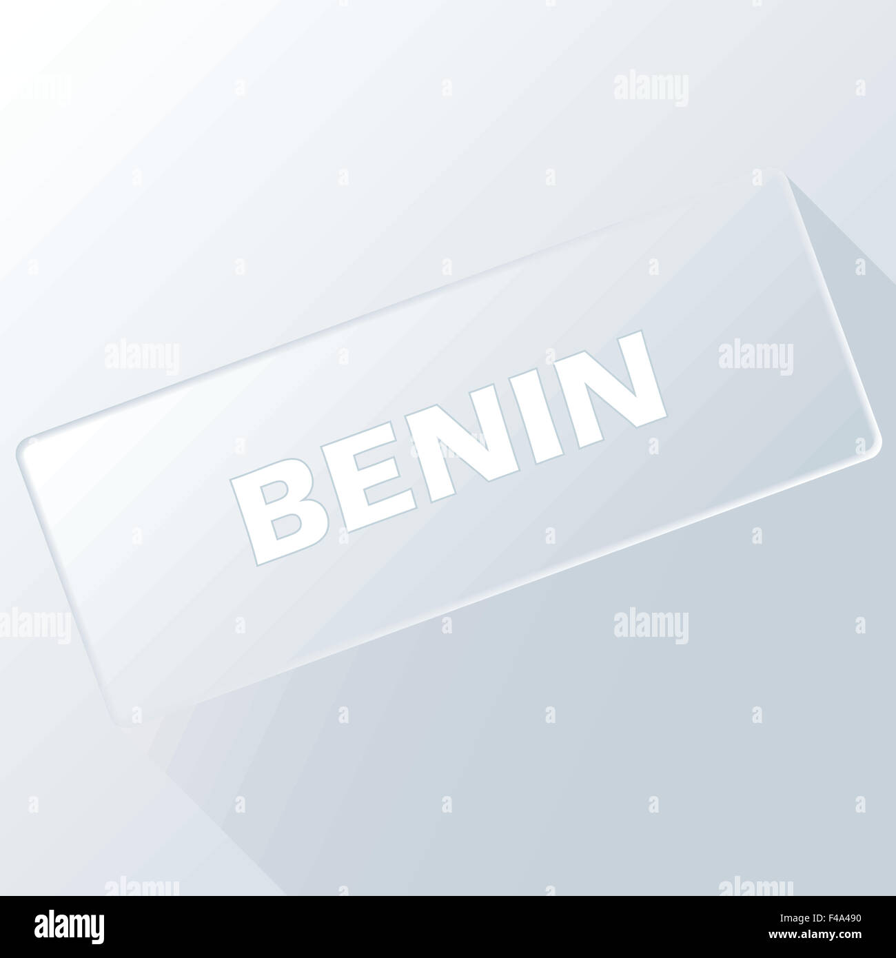 Benin unique button Stock Photo - Alamy