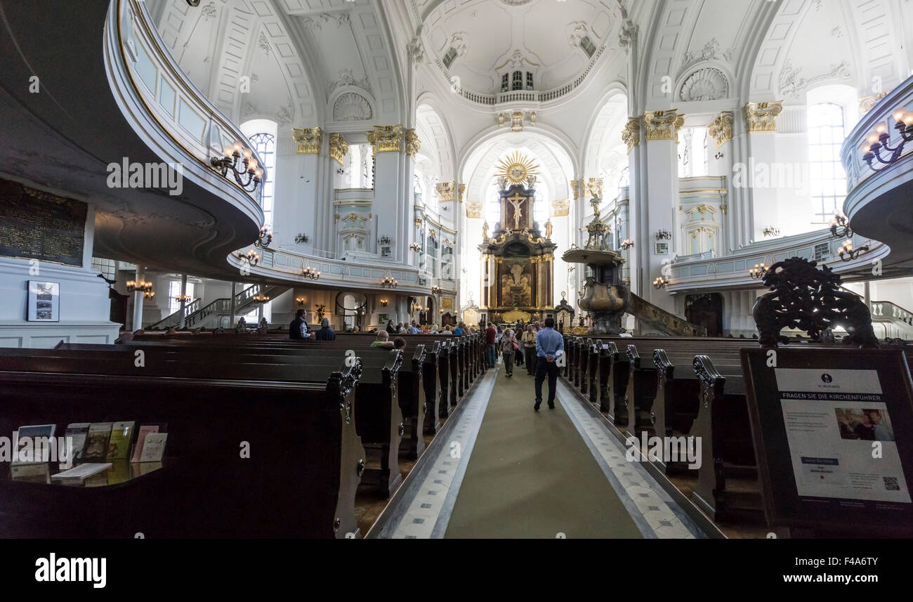 Hamburg, Germany - St Michael's Church Stock Photo - Alamy