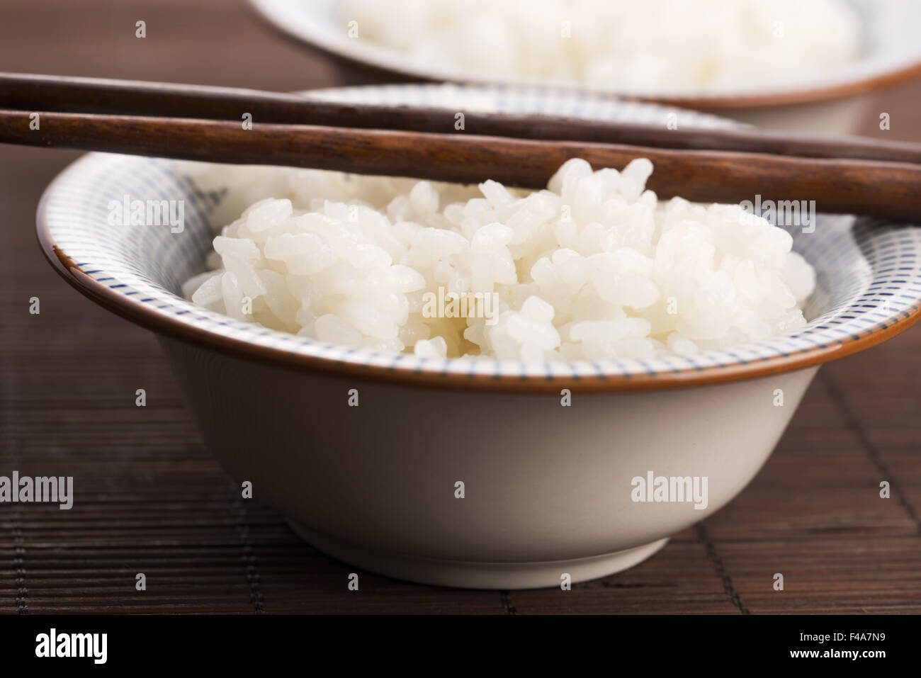 sushi rice in bowl Stock Photo - Alamy