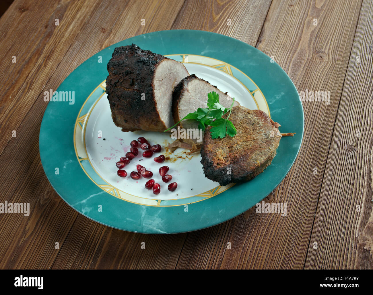 Roast Scotch Fillet Stock Photo Alamy