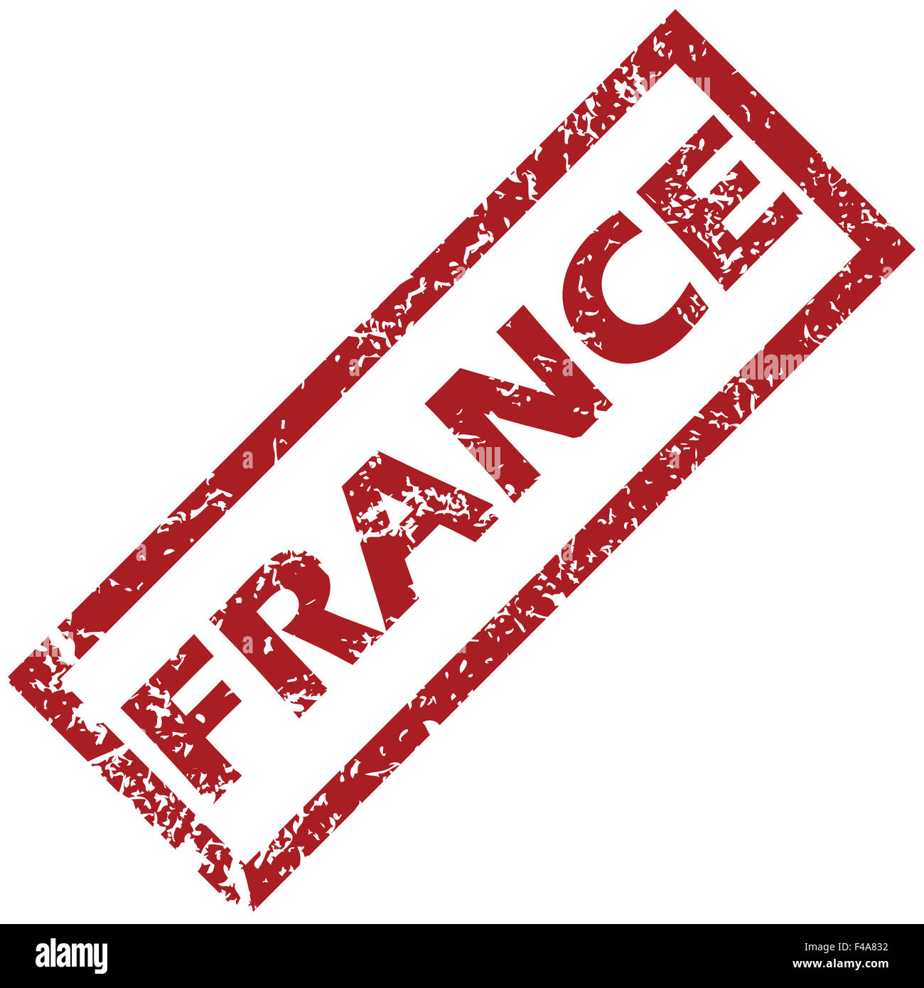 New France rubber stamp Stock Photo