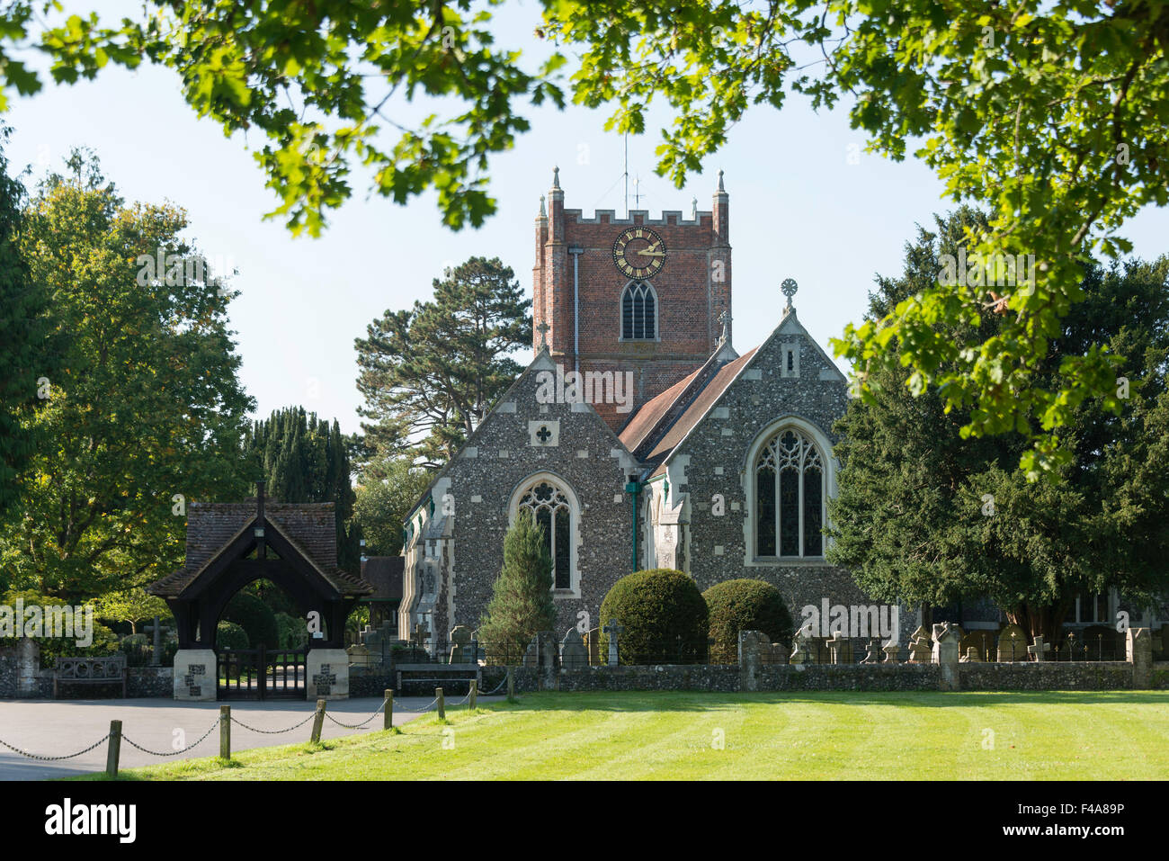 St Mary's Church Wargrave, Station Road, Wargrave, Berkshire, England, United KIngdom Stock Photo