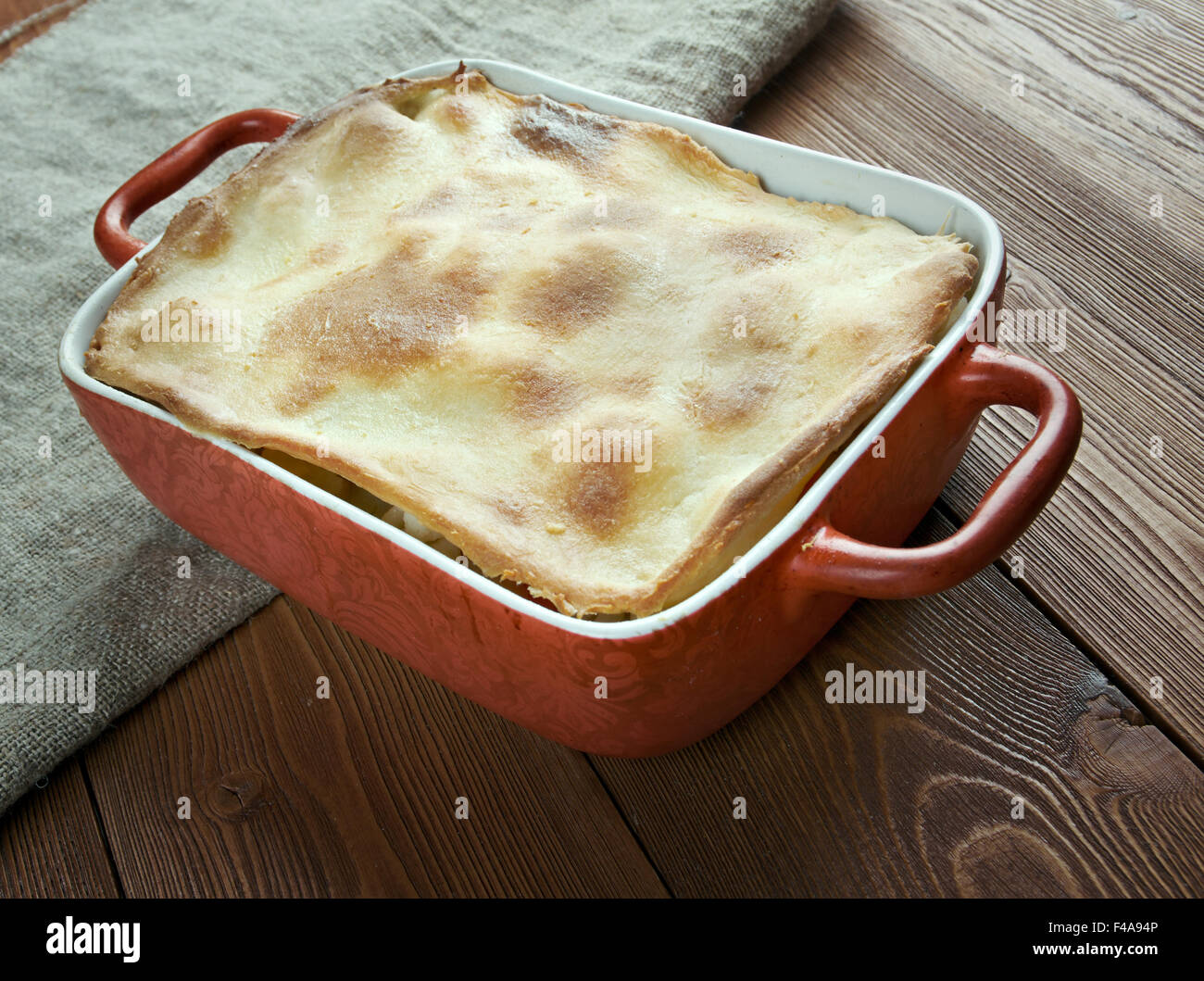 Woolton pie Stock Photo