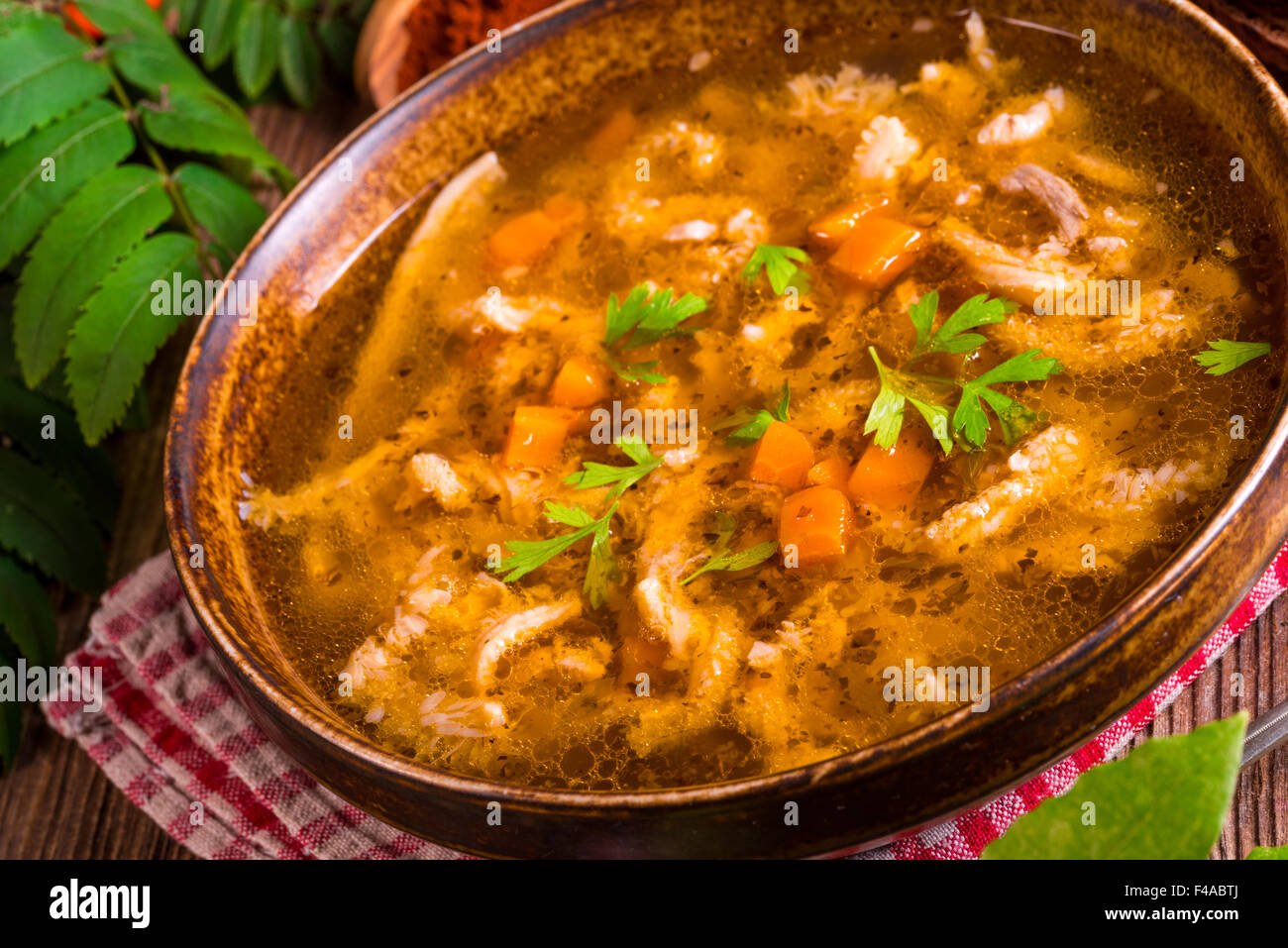 polish beef tripe soup Stock Photo Alamy