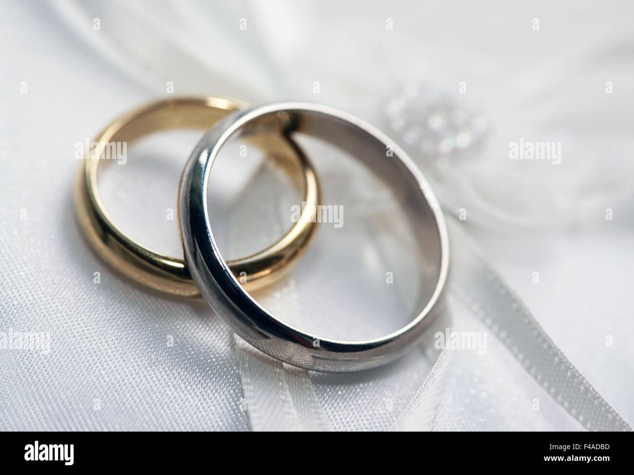 Wedding rings Stock Photo