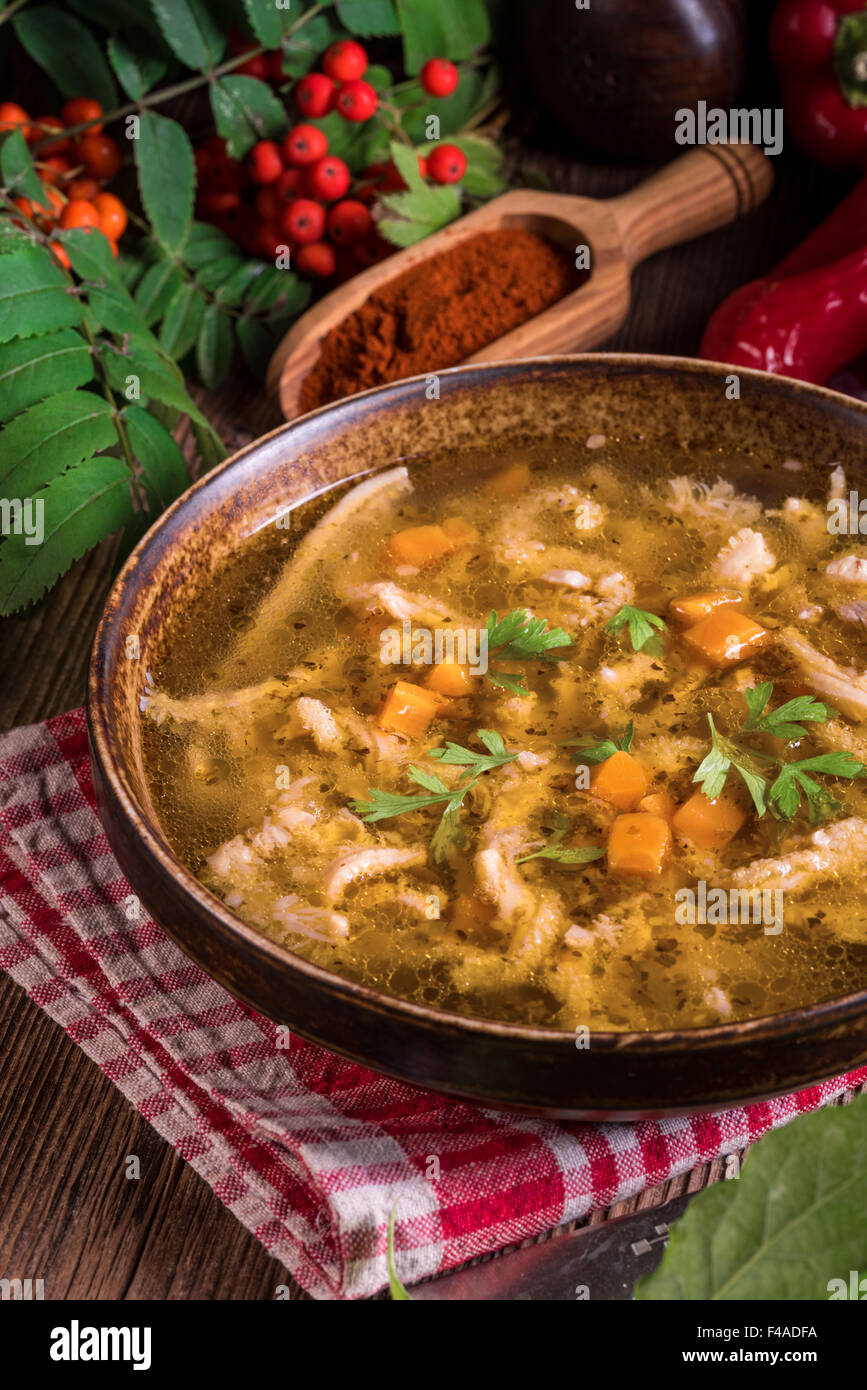 polish beef tripe soup Stock Photo - Alamy