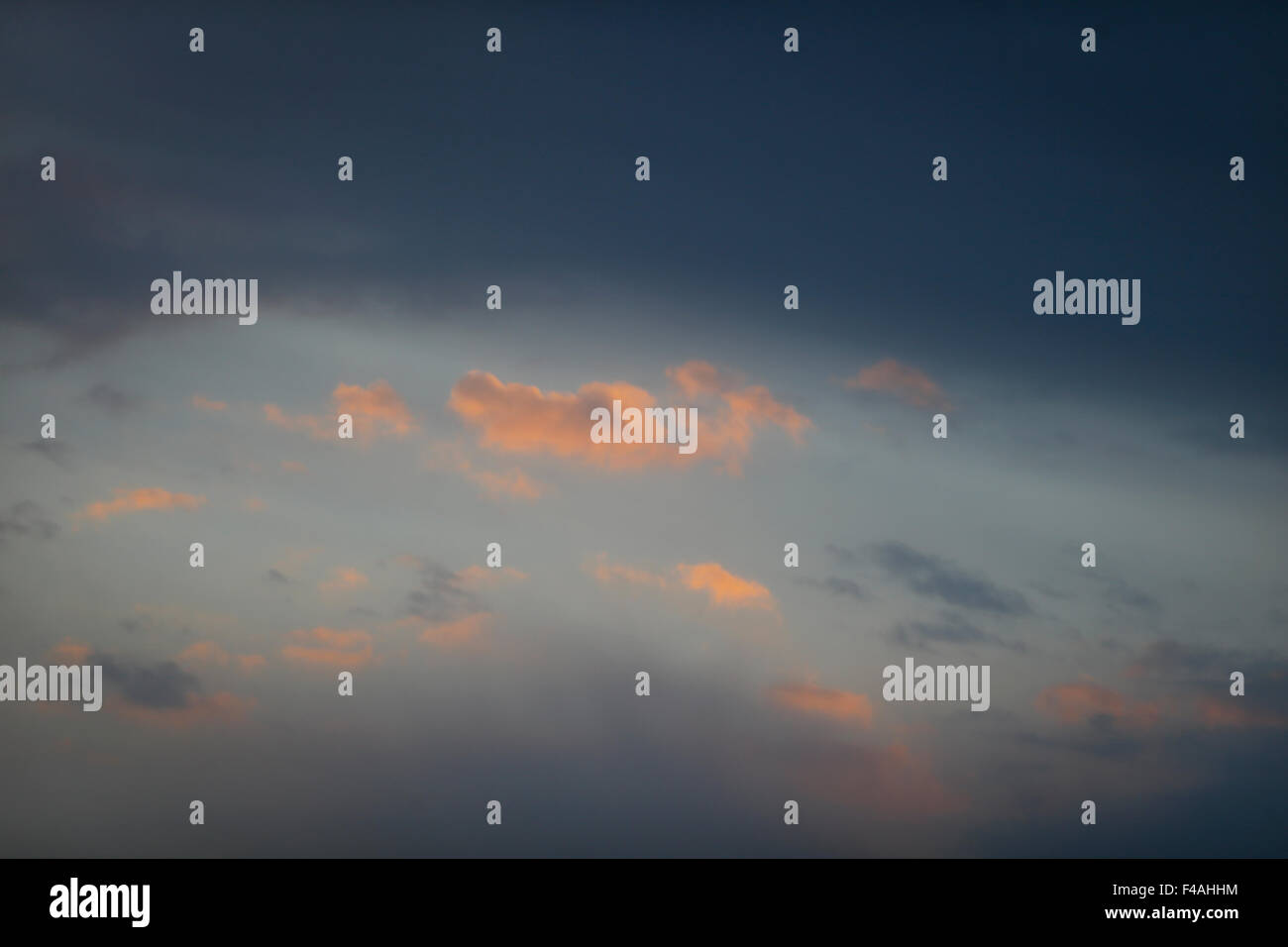 Clouds in the sky at sunset Stock Photo - Alamy