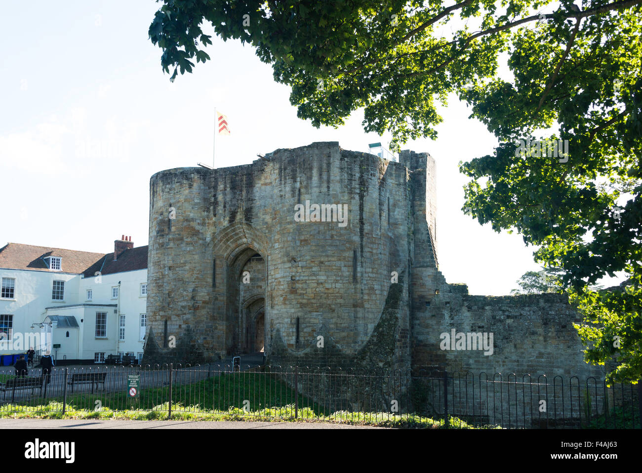 The Gatehouse, Tonbridge Castle, Tonbridge, Kent, England, United Kingdom Stock Photo