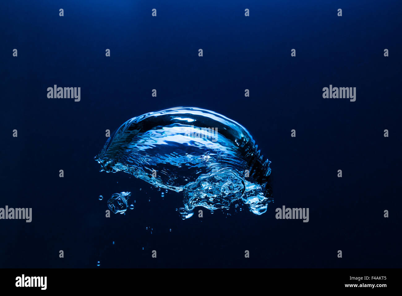 underwater bubble Stock Photo