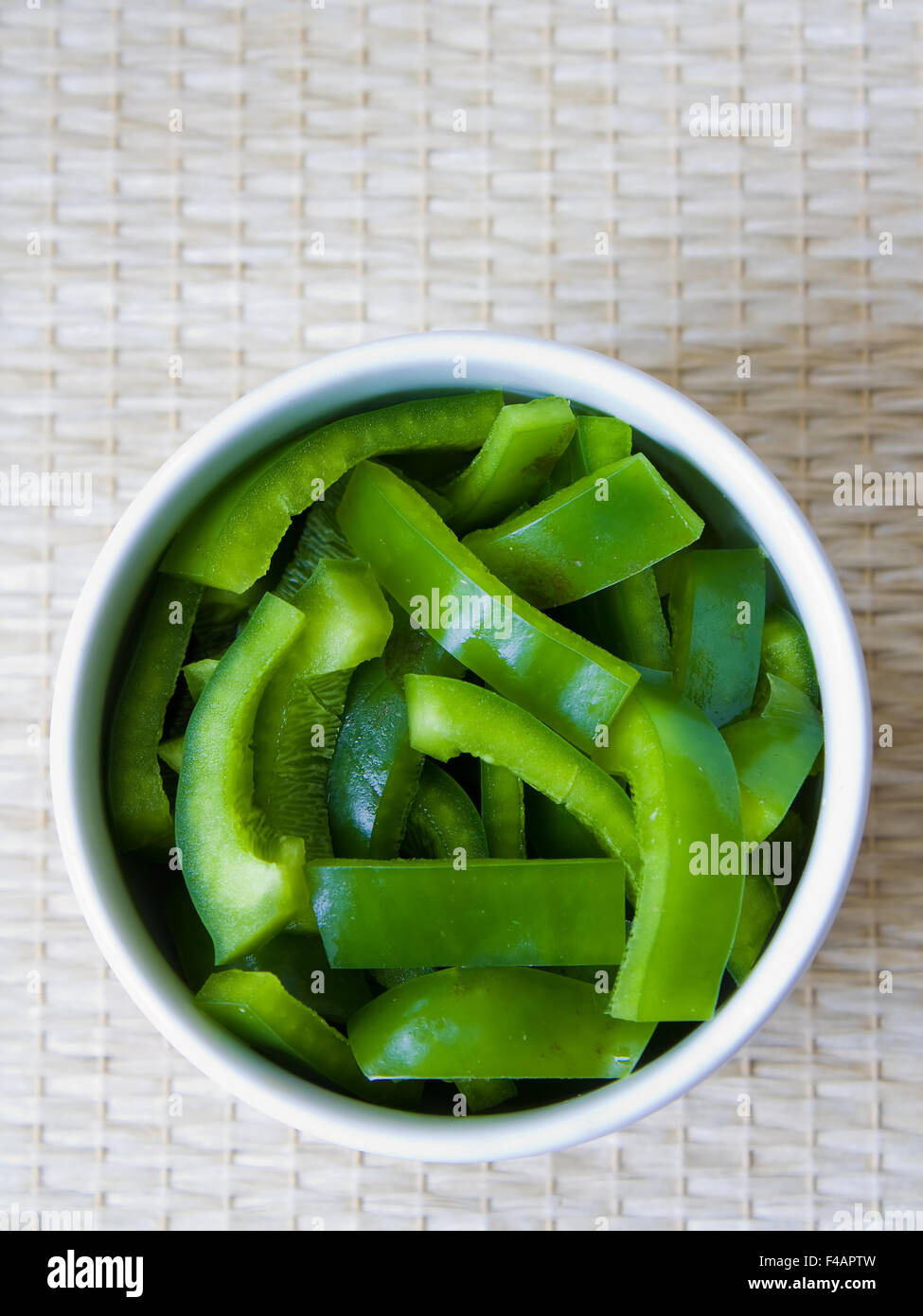 Grüner Paprika Green Pepper Stock Photo Alamy