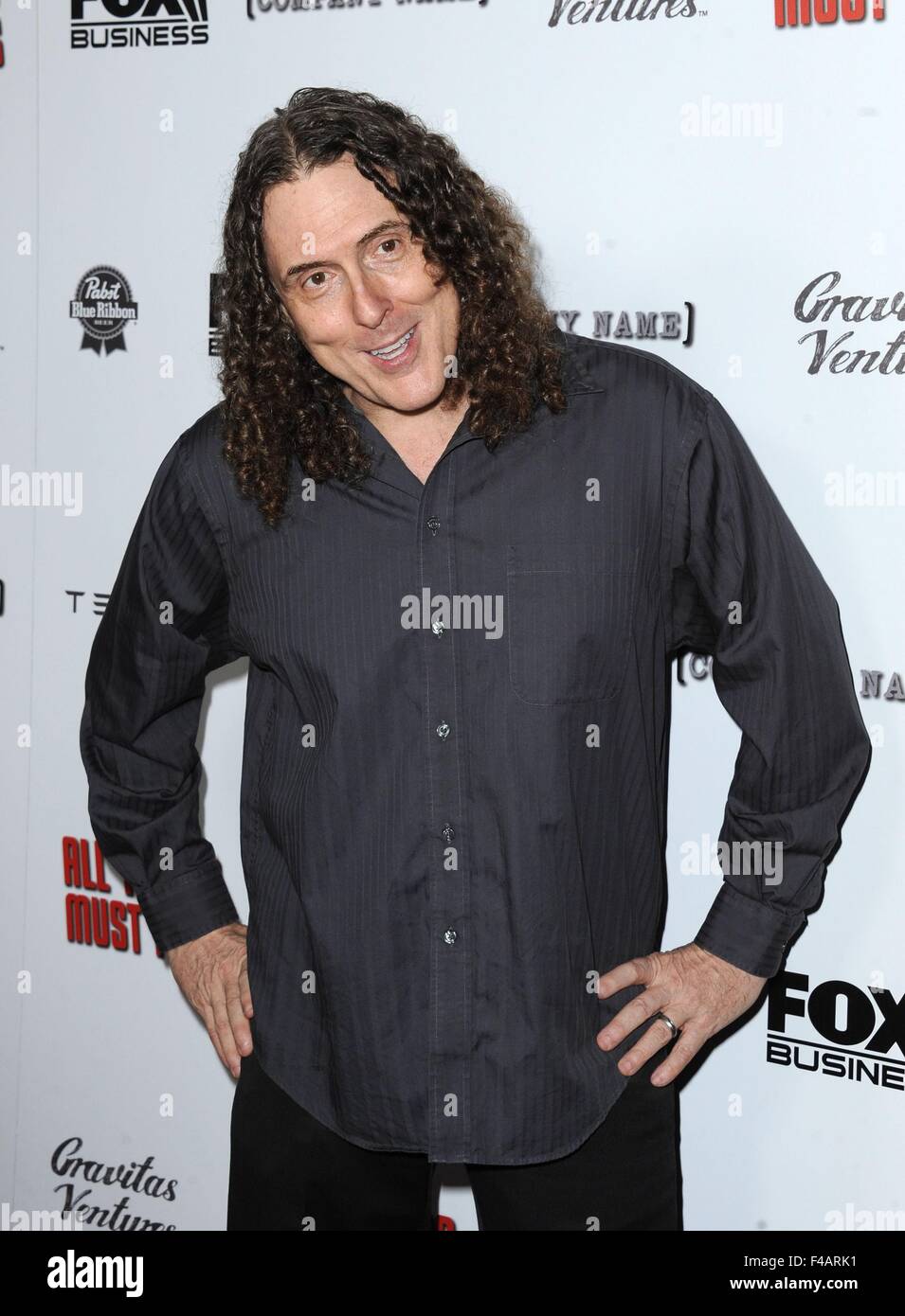 Los Angeles, CA, USA. 15th Oct, 2015. Al Yankovic at arrivals for ALL ...