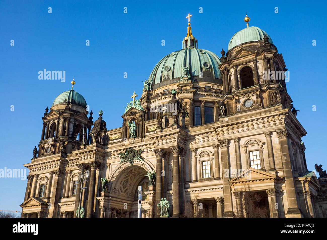 The Berlin Dom on a sunny evening Stock Photo
