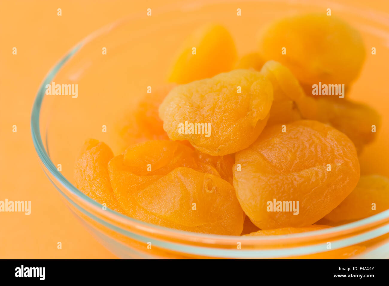 Getrocknete Aprikosen - Dried apricots Stock Photo