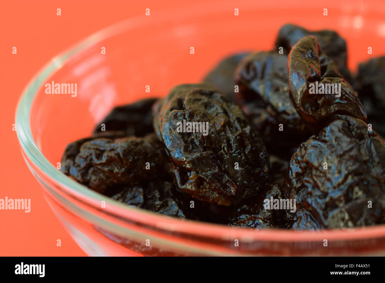 Getrocknete Pflaumen - Dried prunes Stock Photo