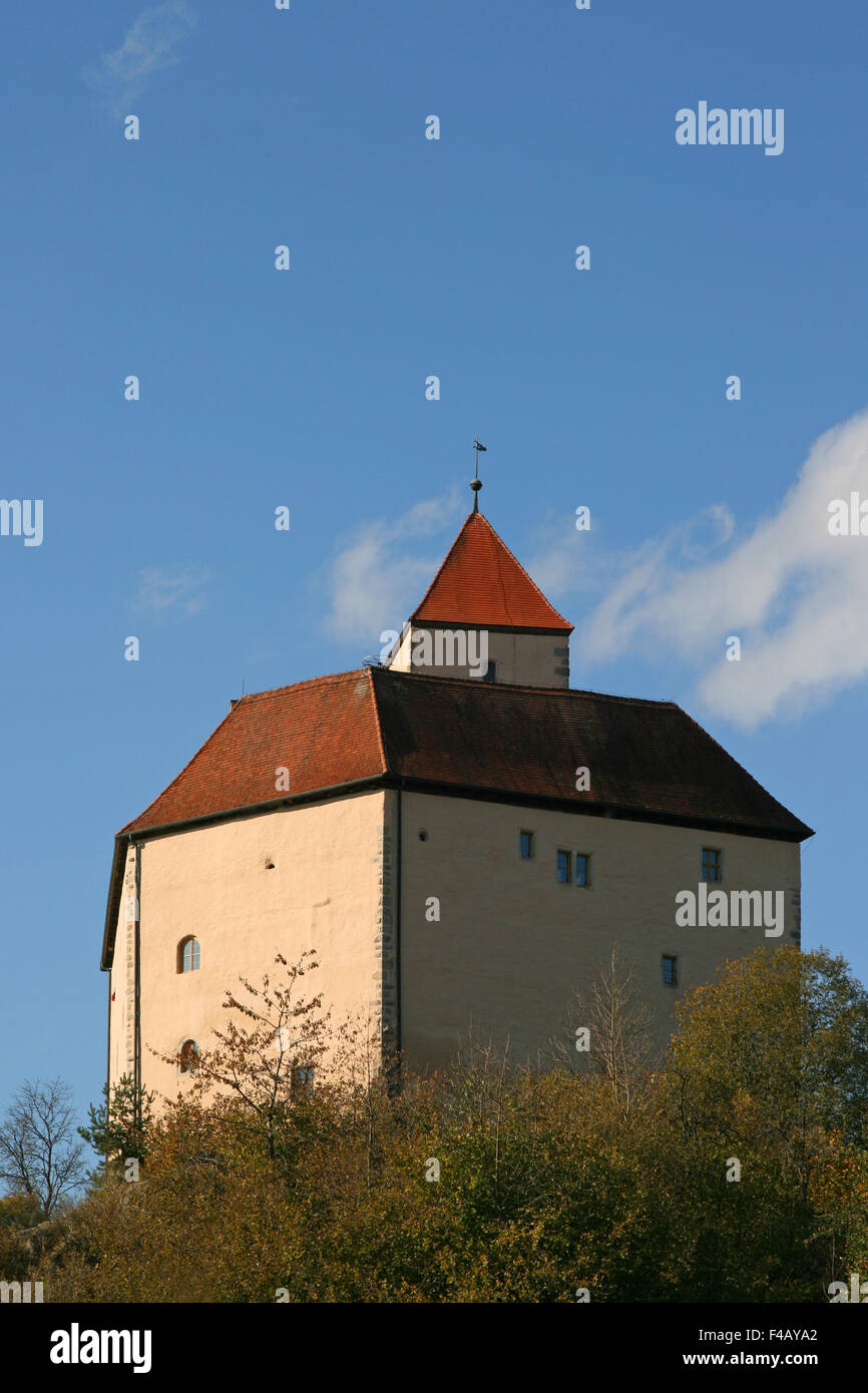 castle Trausnitz im Tal Stock Photo