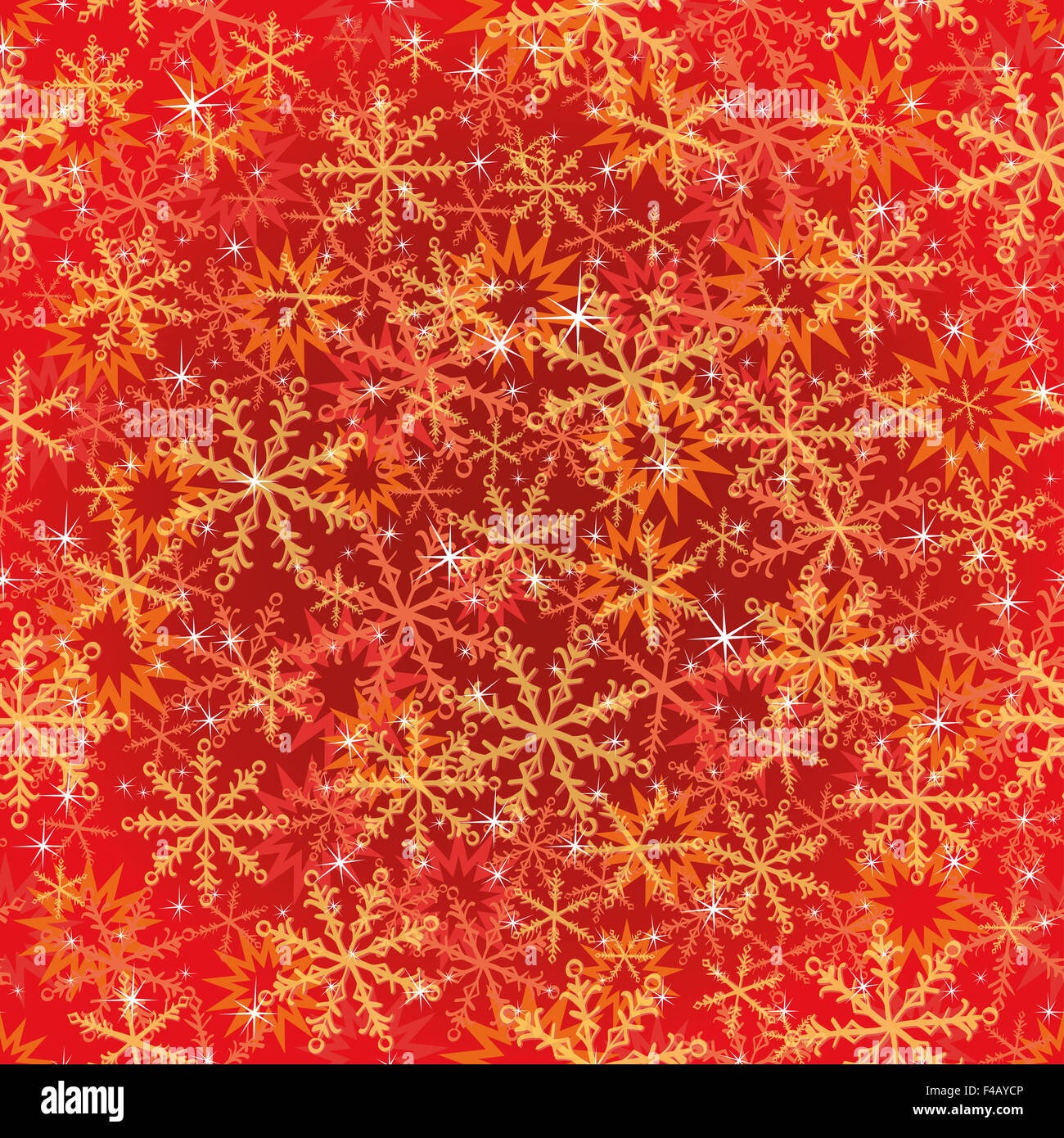 Seamless pattern with stars and snowflakes Stock Photo - Alamy