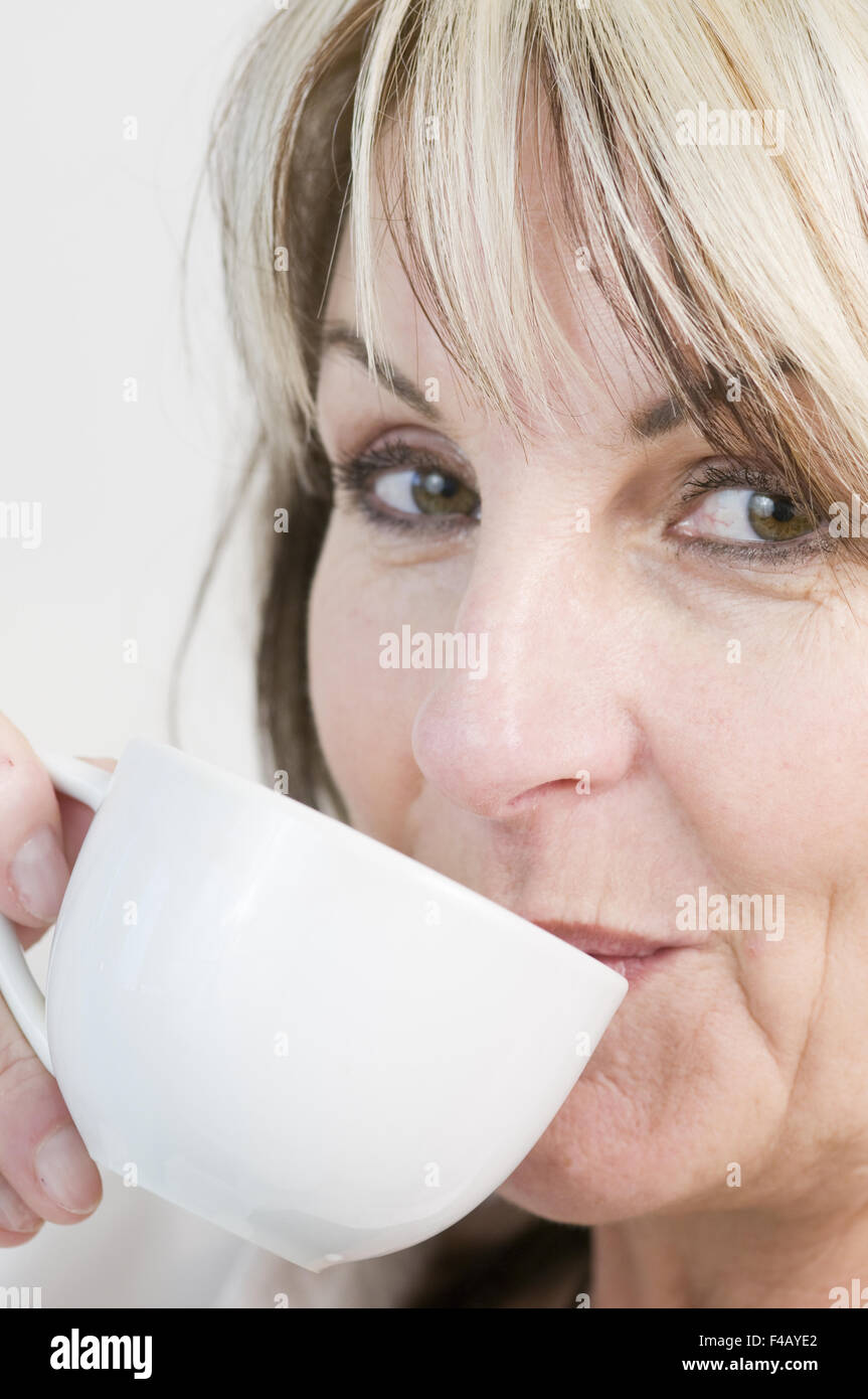 drink coffee half Stock Photo Alamy