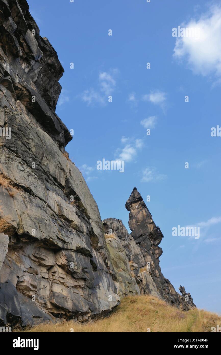 Devil's Wall at Weddersleben Stock Photo