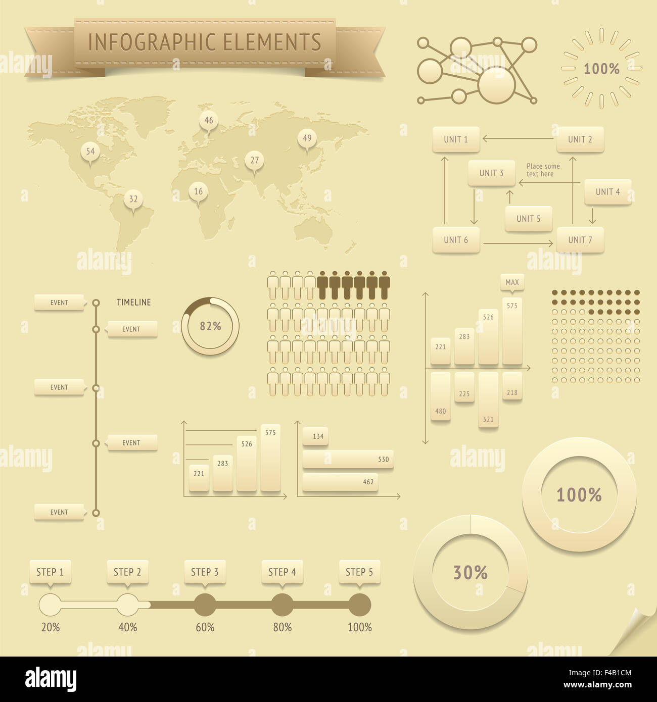 Infographic design elements Stock Photo - Alamy