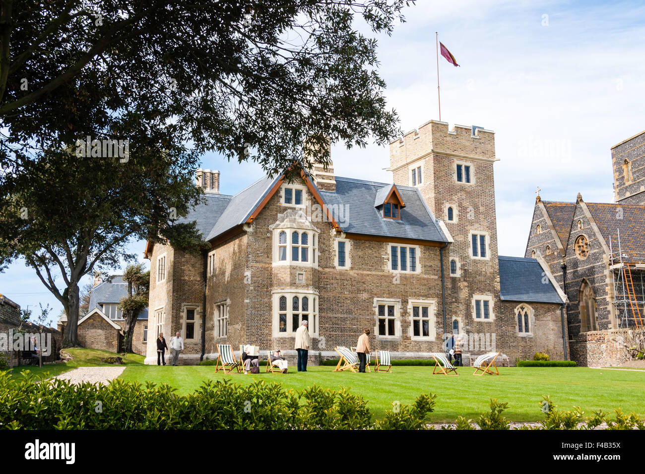 England, Ramsgate. The Grange, house designed by Augustus Pugin Stock