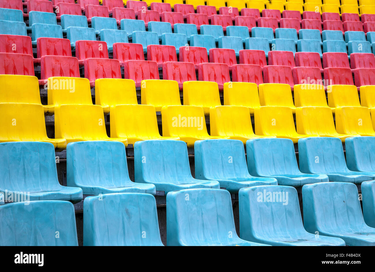 Seats in the sports stadium Stock Photo Alamy