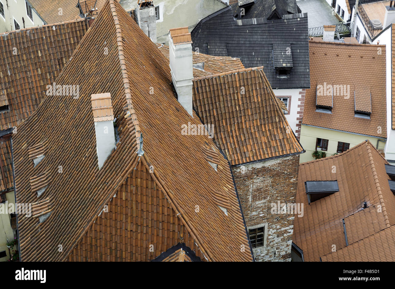 Roof shingles. Stock Photo