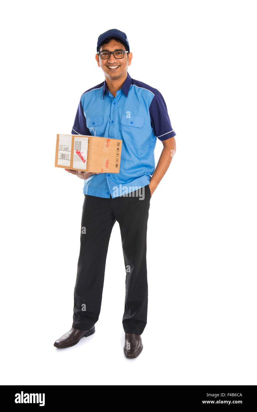 Indian Postman Cut Out Stock Images & Pictures - Alamy