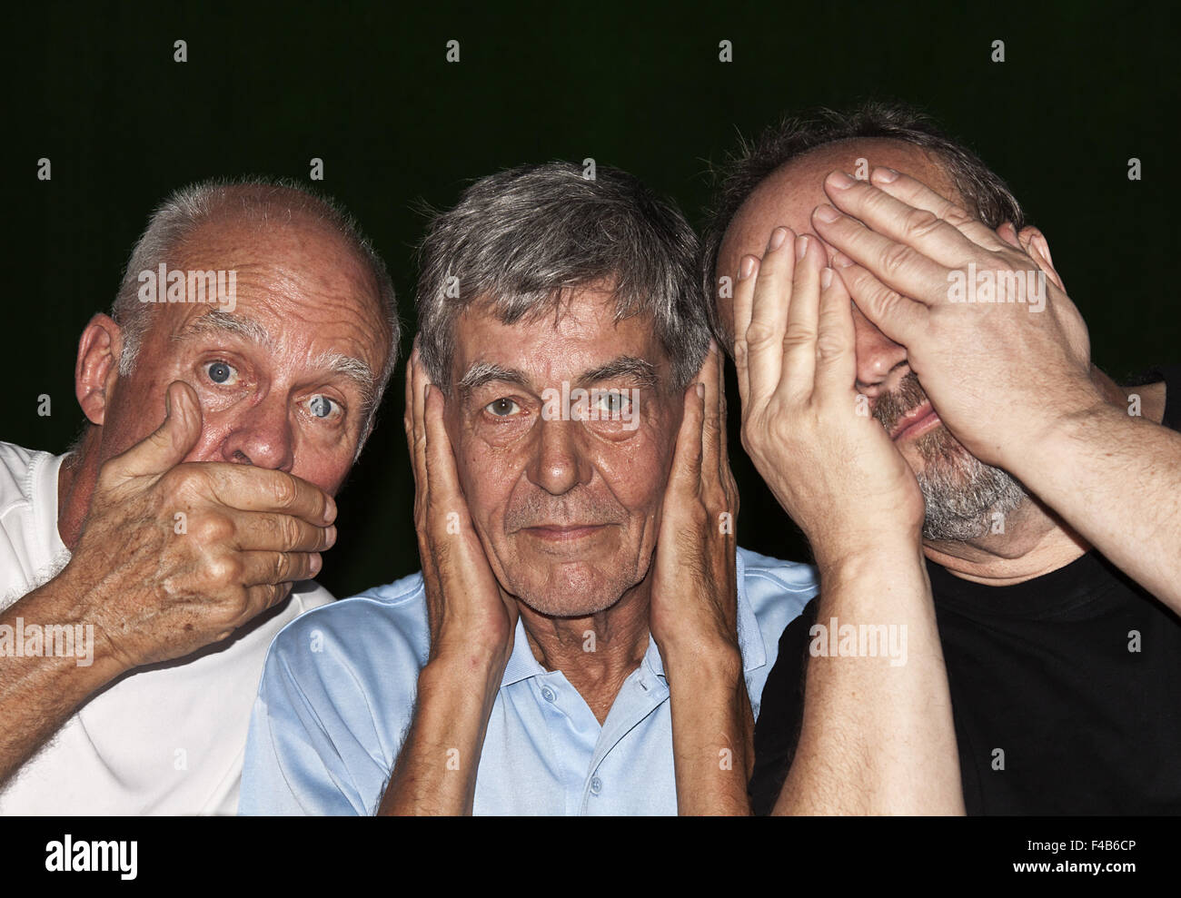 Three men Stock Photo