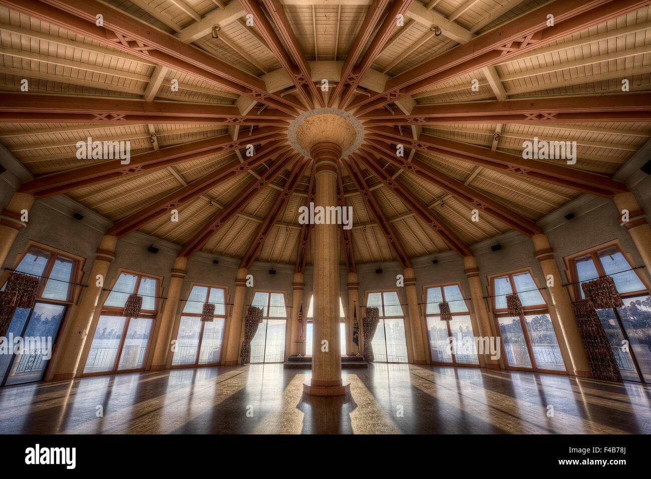 Norco California, Sunset from inside the Norconian Club Stock Photo