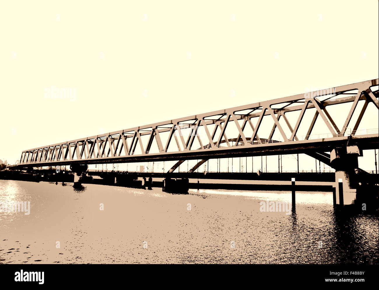 Railway Bridge Stock Photo