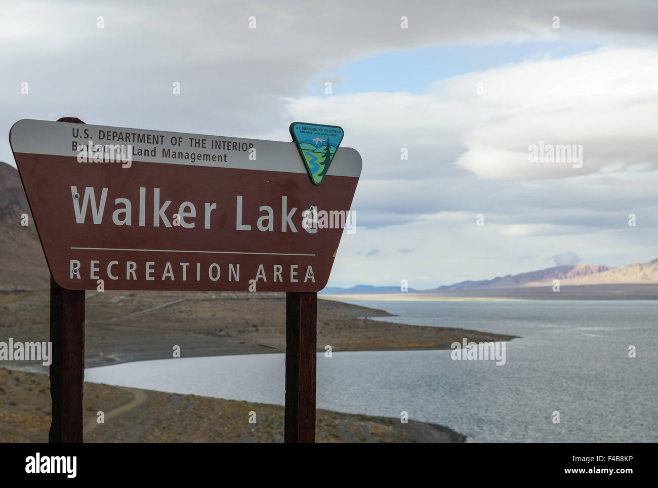 Walker Lake Stock Photo