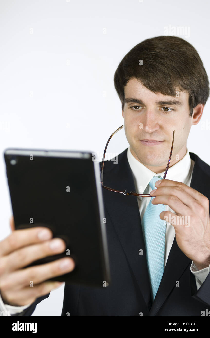 glasses take off for pad Stock Photo Alamy