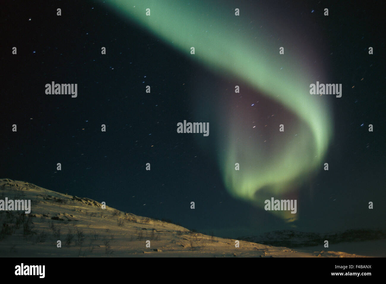 Picture of color image darkness evening green horizontal landscape natural ...