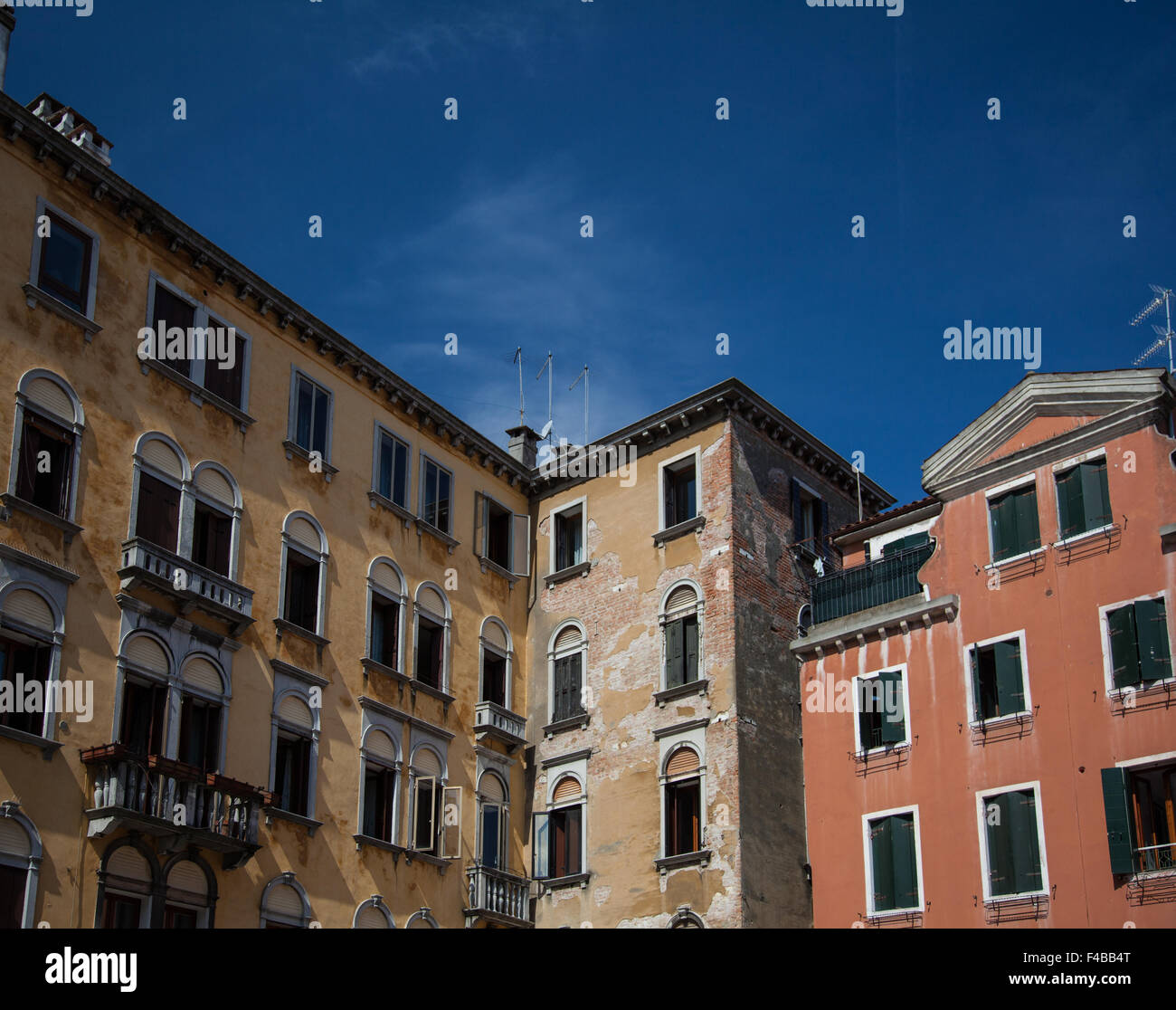 Typical historic architecture in Venice Italy Stock Photo - Alamy