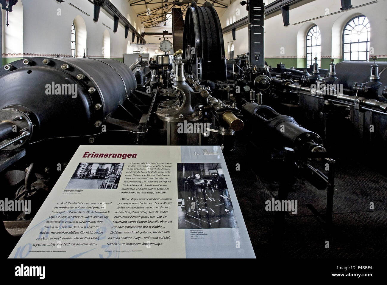 Former coal mine Hannover, Bochum, Germany. Stock Photo