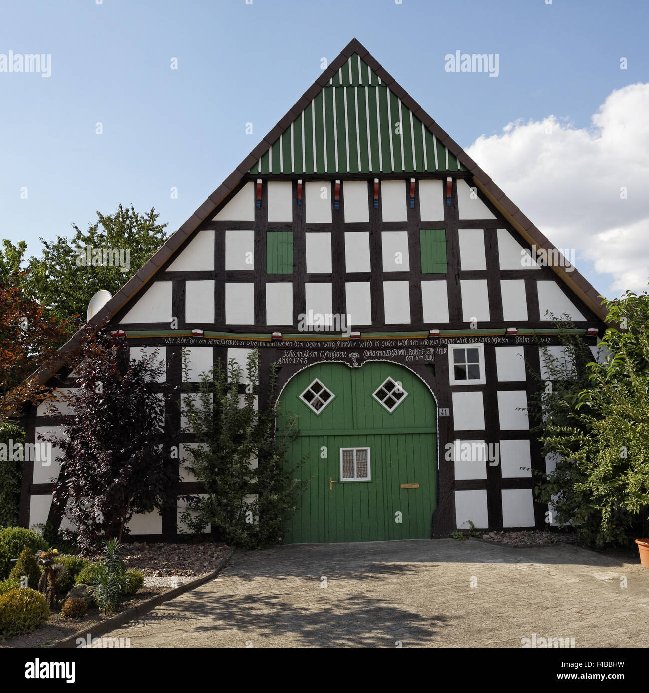 Timbered house in Bad Essen, Germany Stock Photo Alamy