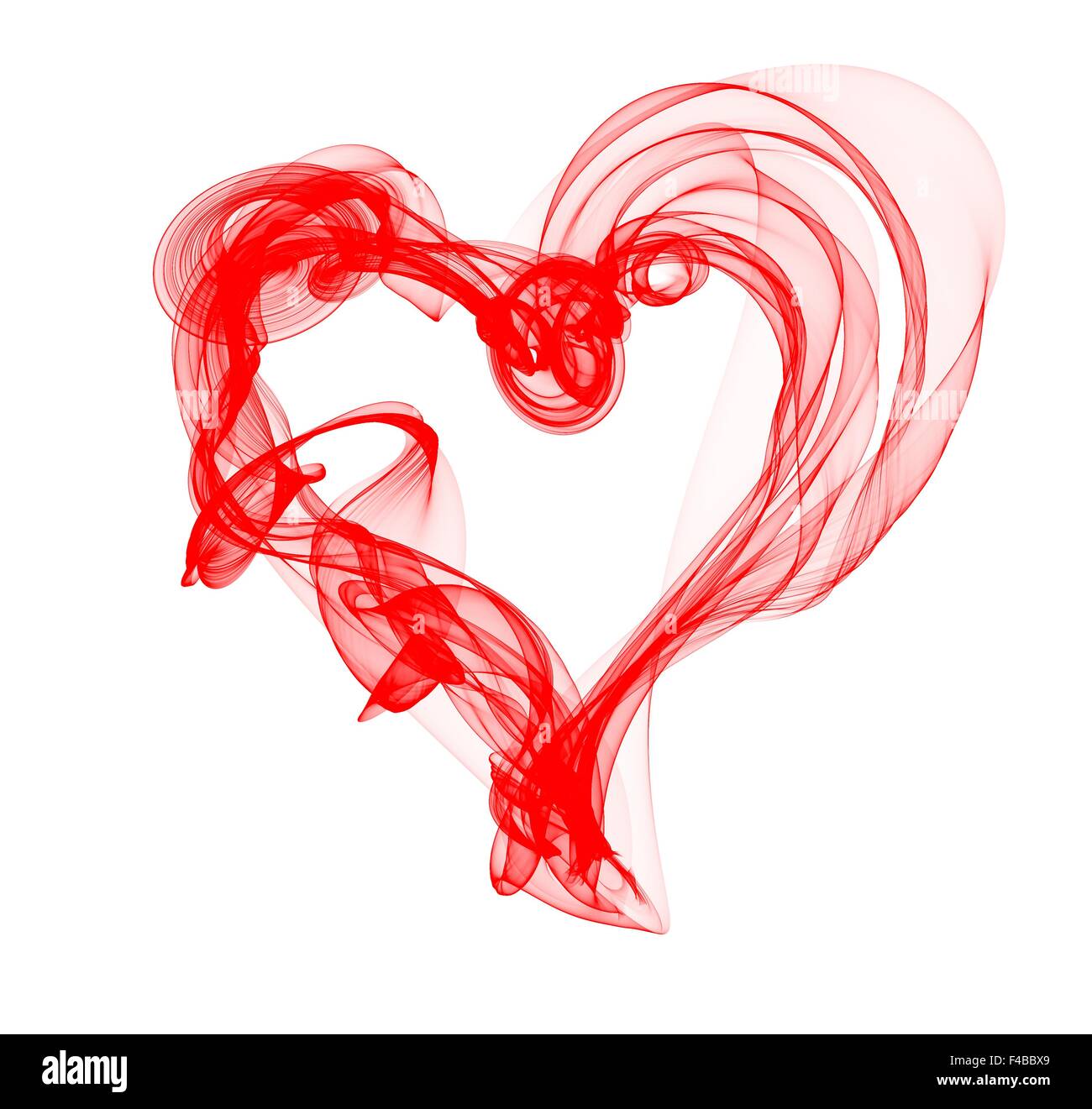 smoke heart illustration Stock Photo - Alamy