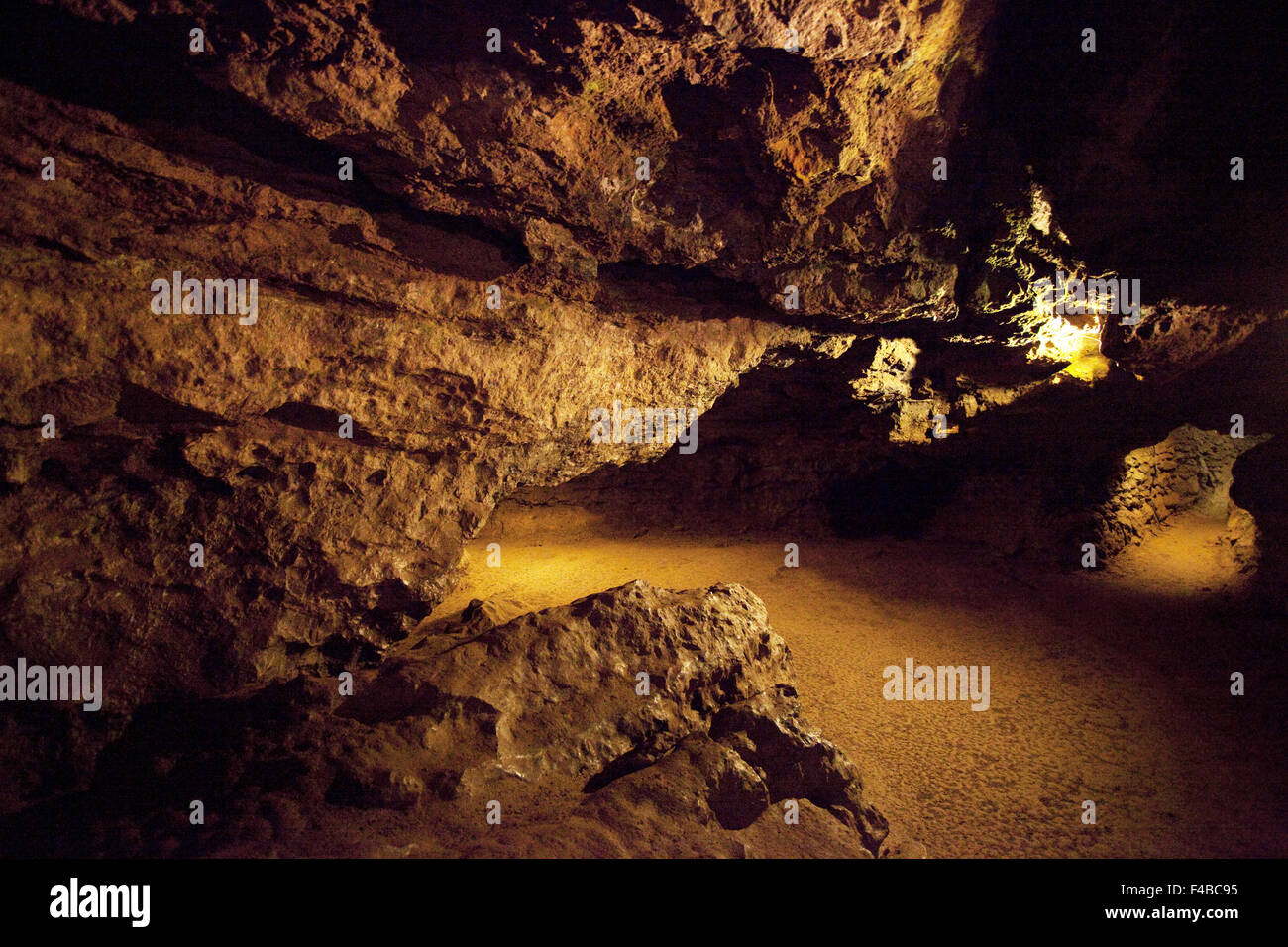 Klutert cave Schwelm, Germany. Stock Photo